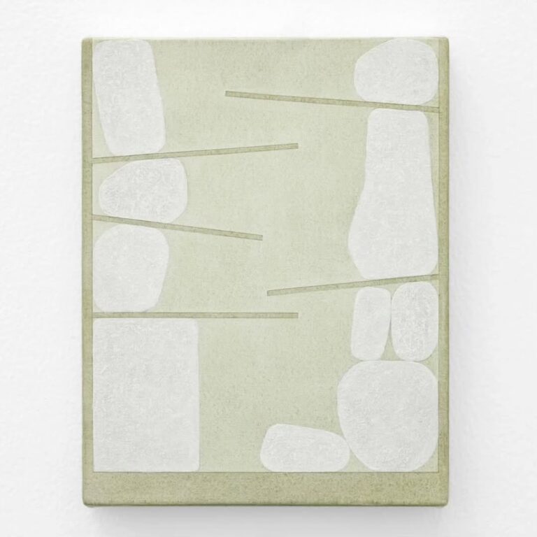 – Predicament – acrylics, gesso, canvas – 27 x 21.5 cm – 2026