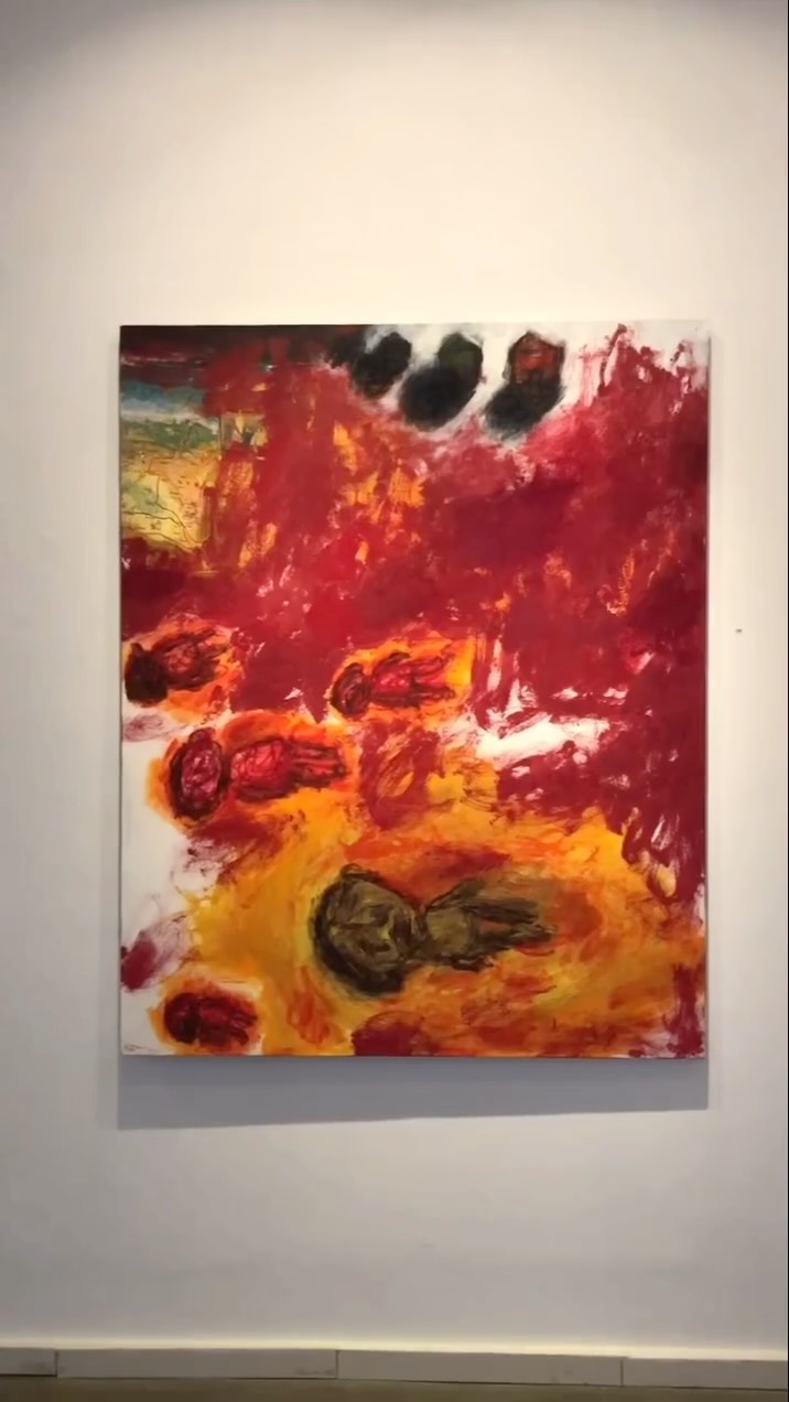The opening of Quddus Mirza’s solo exhibition , New Works , @ Canvas Gallery.