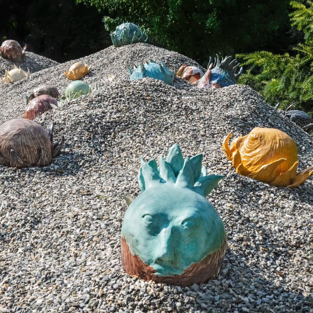 My installation Blooms is on view at Wave Hill. — image 1. 📸 photo credits Stephan
