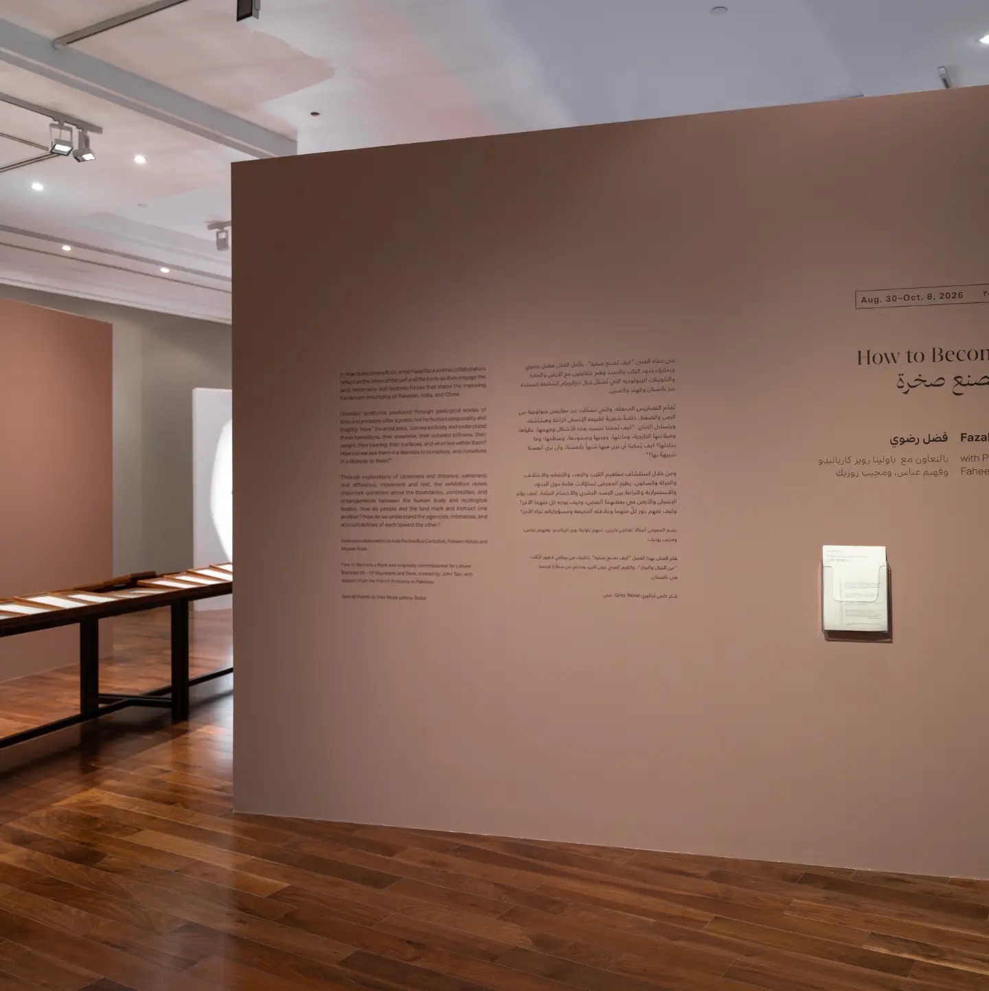 How to Become a Rock, by Fazal Rizvi with Paulina Ruiz Carballido, Faheem Abbas and Mujeeb Ruzik, is presented at The... — image 3. Images courtesy of the Artist, Grey Noise, Dubai and VCU Qatar Gallery.